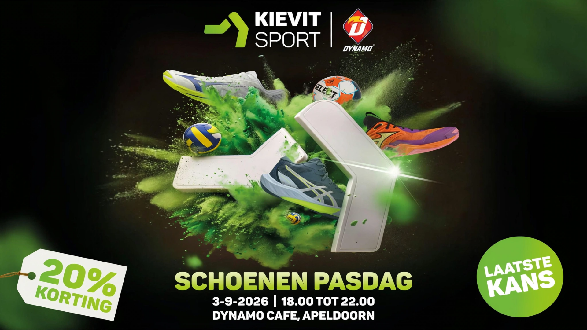 Mis het niet: de Kievit Sport Schoenenpasdag op 3 september